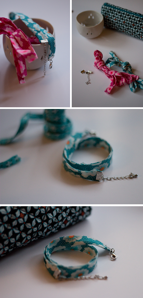 Bracelet biais petit pan