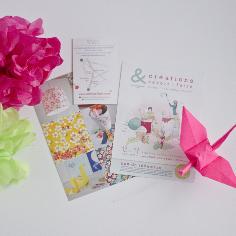 Adeline Klam Salon savoir faire et créatif - www.paperboat.fr