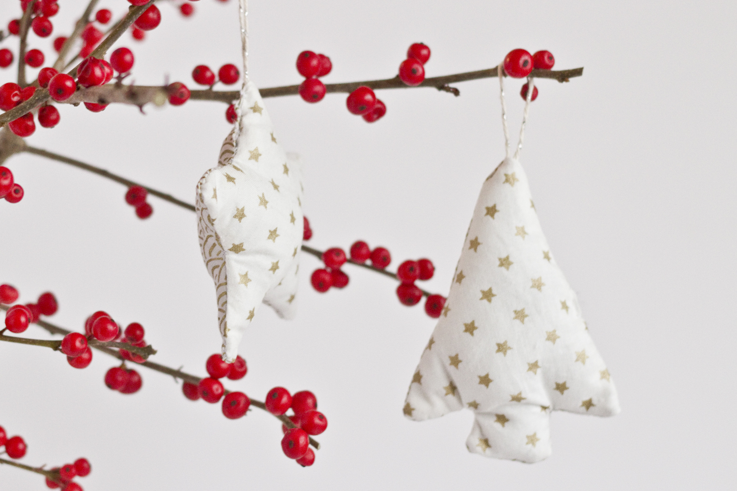 DIY Sapin en tissu - décoration de NOël - www.paperboat.fr