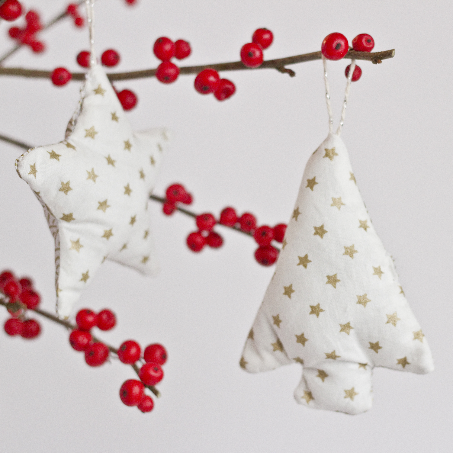 DIY Sapin en tissu - décoration de NOël - www.paperboat.fr