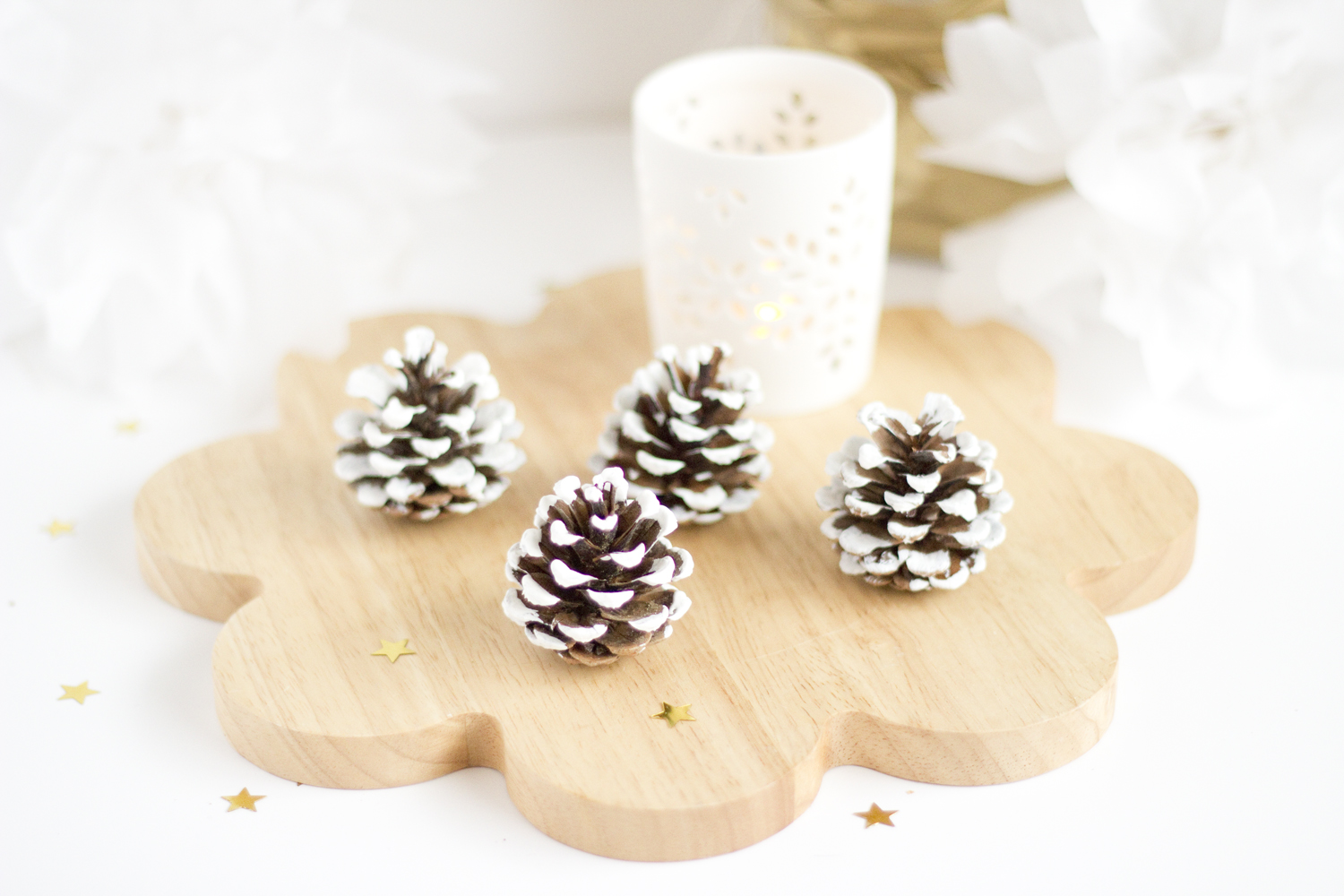 DIY pommes de pin - décorations de Noël - www.paperboat.fr