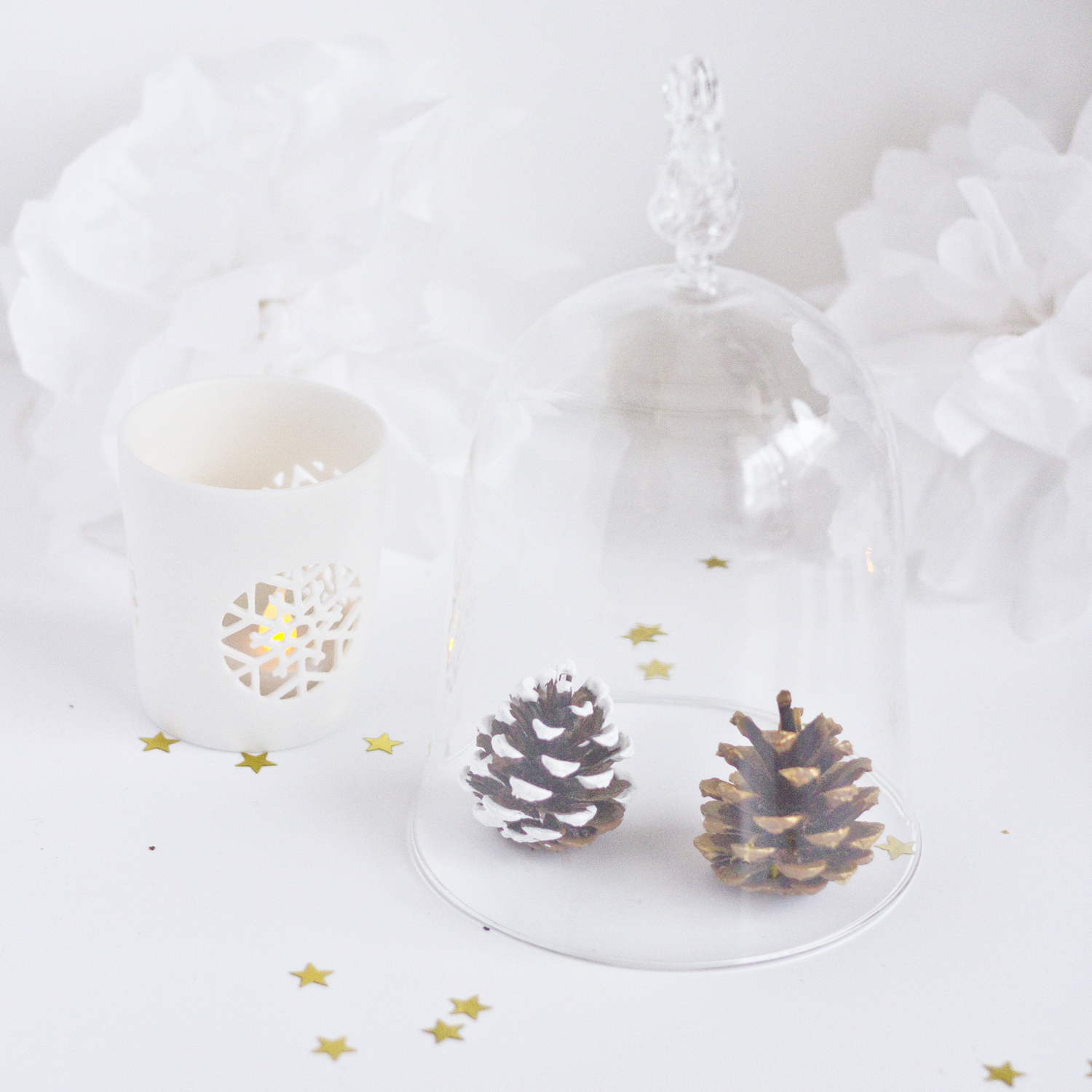DIY pommes de pin - décorations de Noël - www.paperboat.fr