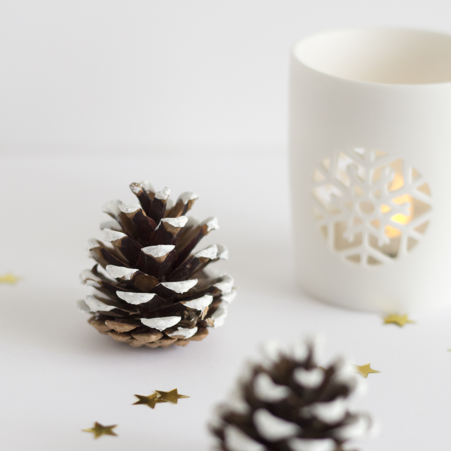 DIY pommes de pin - décorations de Noël - www.paperboat.fr