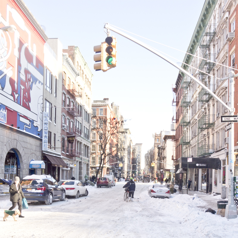 Snow in New York, Paperboat.fr