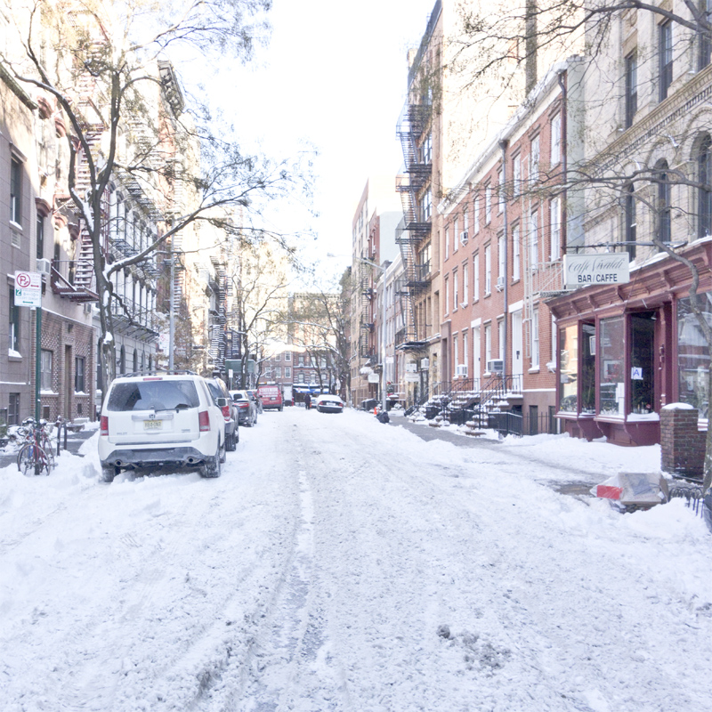 Snow in New York, Paperboat.fr