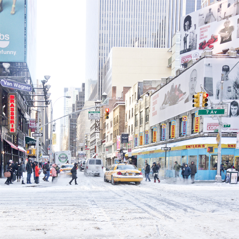 Snow in New York, Paperboat.fr