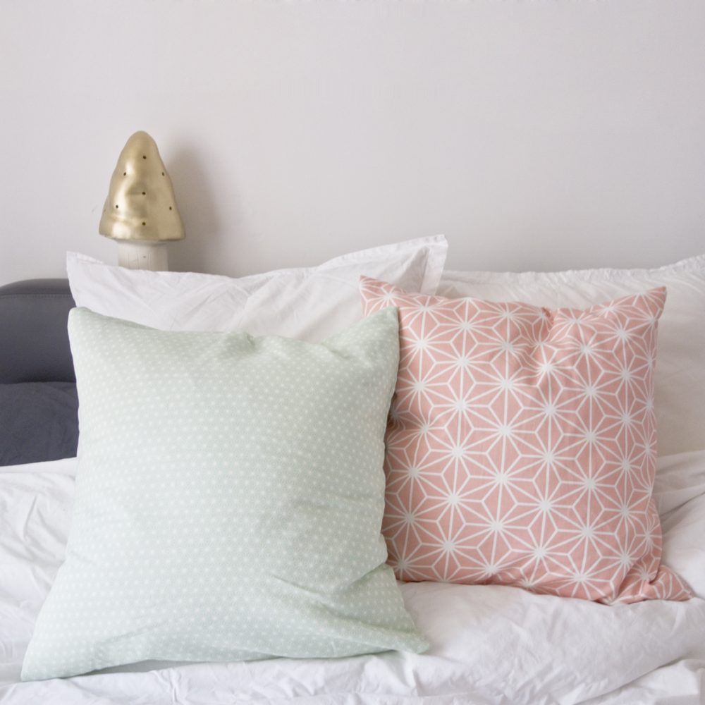 DIY coussin géométrique - paperboat.fr