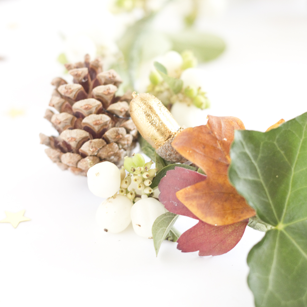 DIY couronne automnale - www.paperboat.fr
