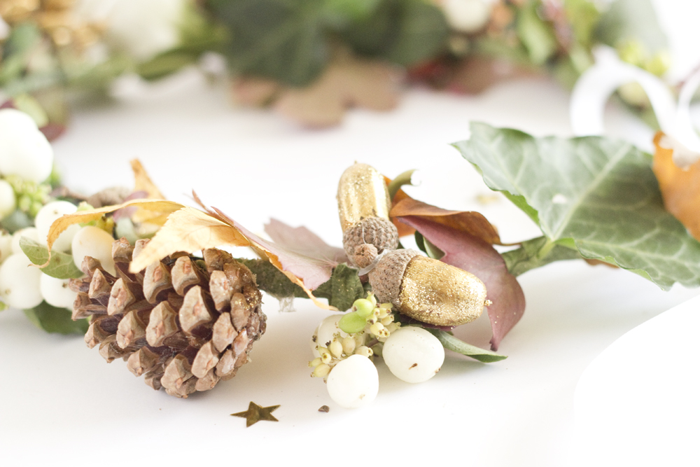 DIY couronne automnale - www.paperboat.fr
