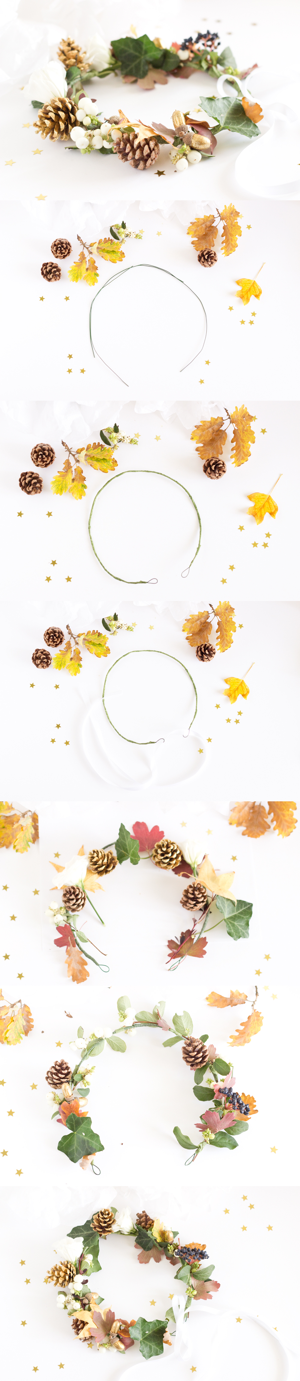 DIY couronne automnale - www.paperboat.fr