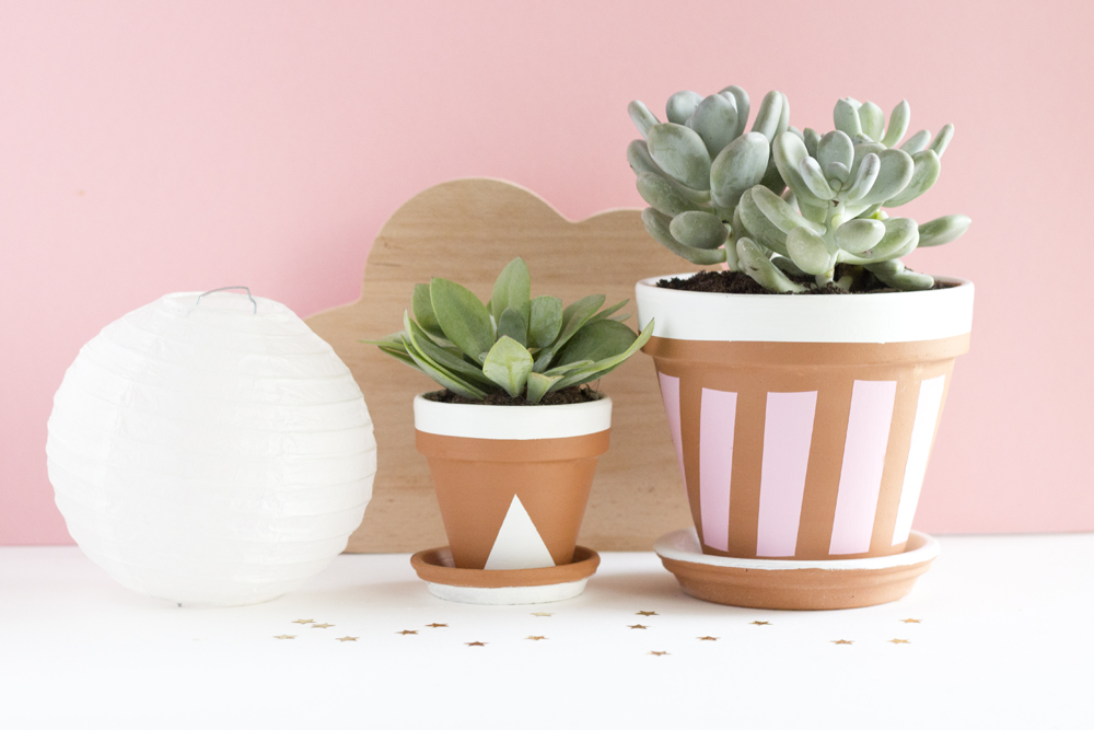 DIY pots succulente pastel - www.paperboat.fr