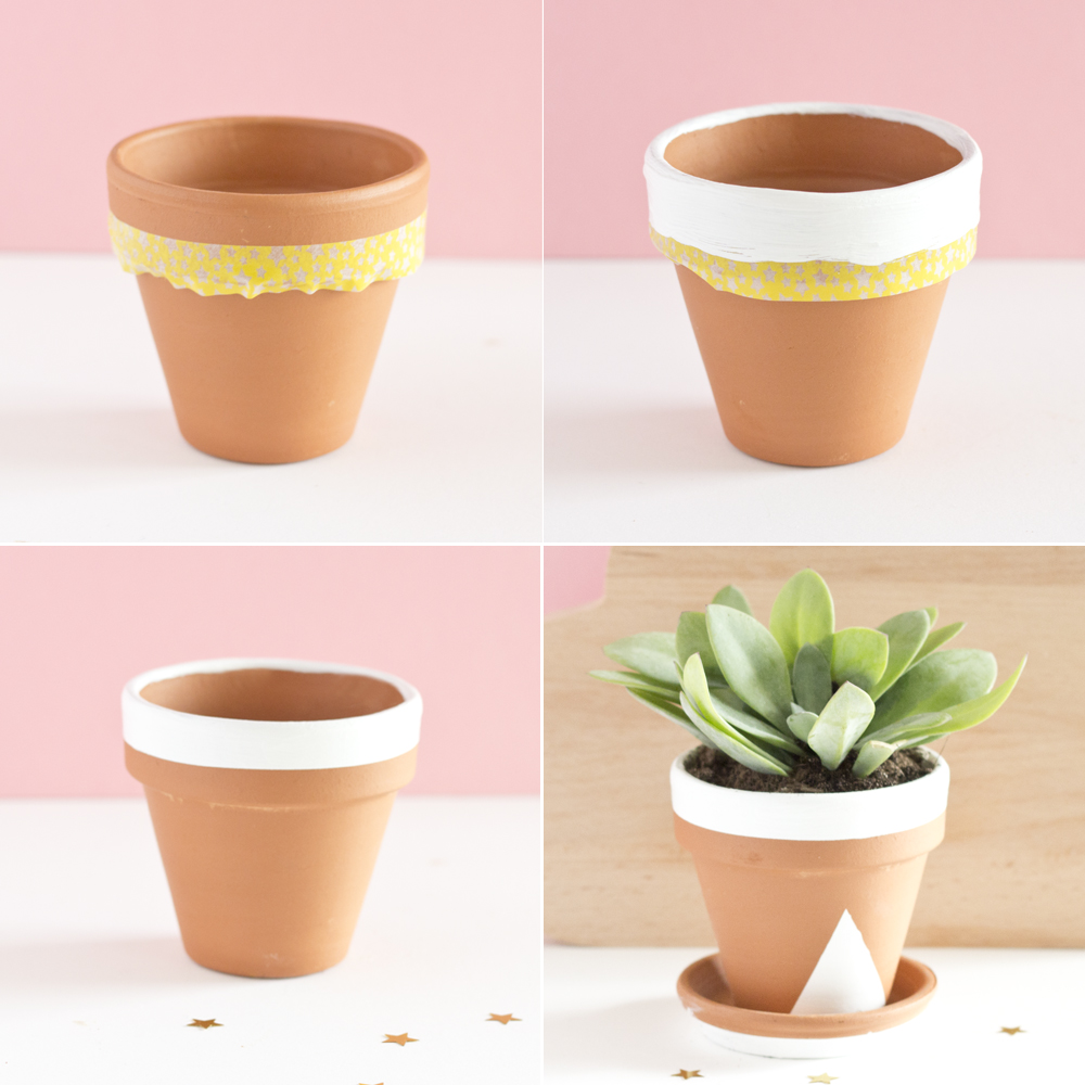 DIY pots succulente pastel - www.paperboat.fr