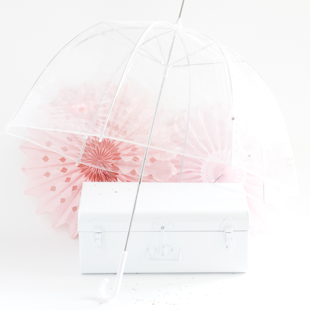 DIY parapluie à pois dorés - www.paperboat.fr