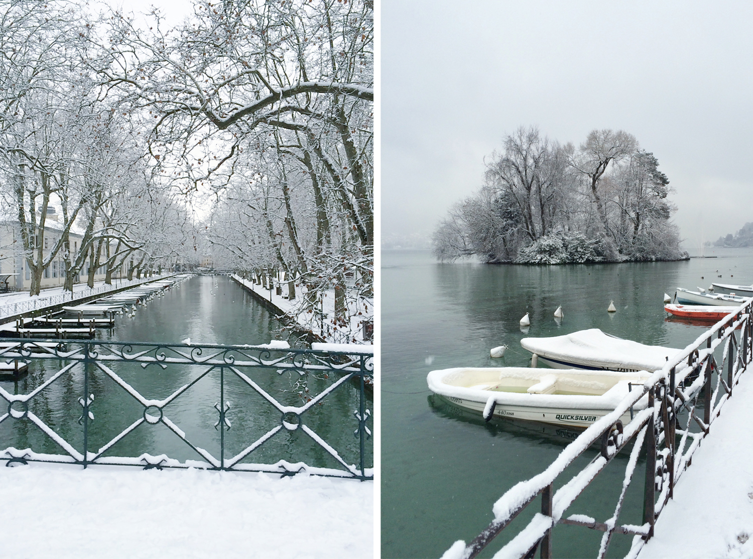 Annecy sous la neige hiver 2016 - www.paperboat.fr