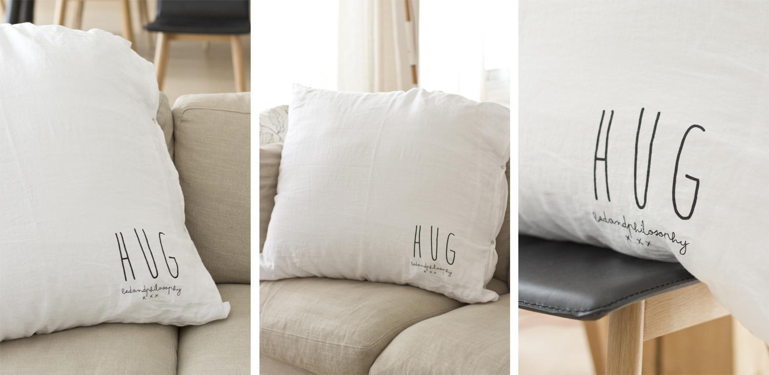 Coussin HUG - Bed and philosophy - www.paperboat.fr
