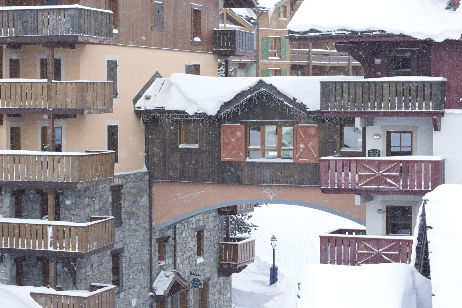 Arc 1950 - Le village - Hiver 2016 - www.paperboat.fr