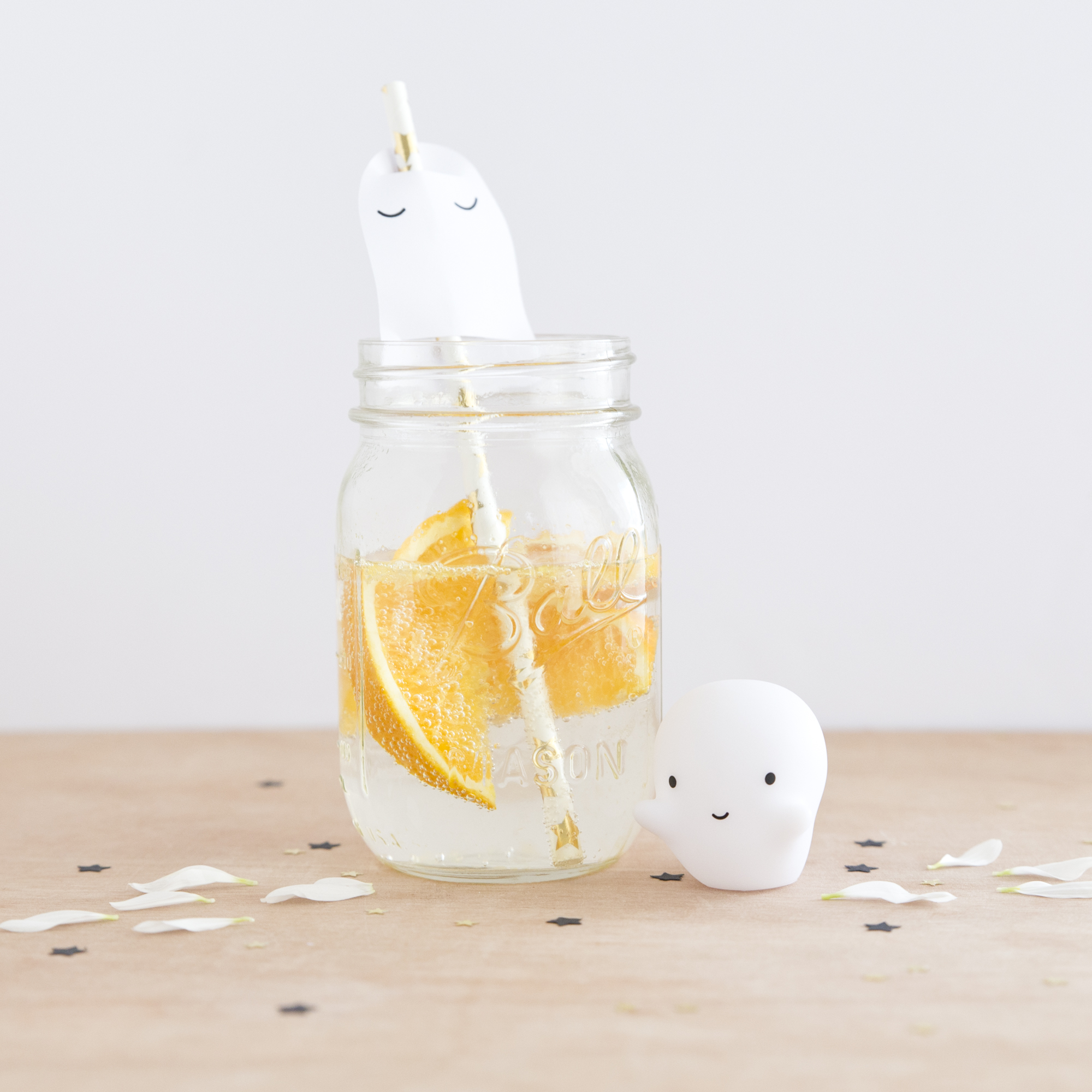 DIY pailles fantômes - Halloween - www.paperboat.fr