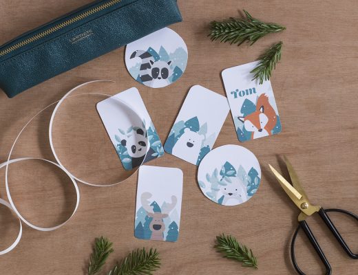 Étiquettes cadeaux Noël 2017 - www.paperboat.fr