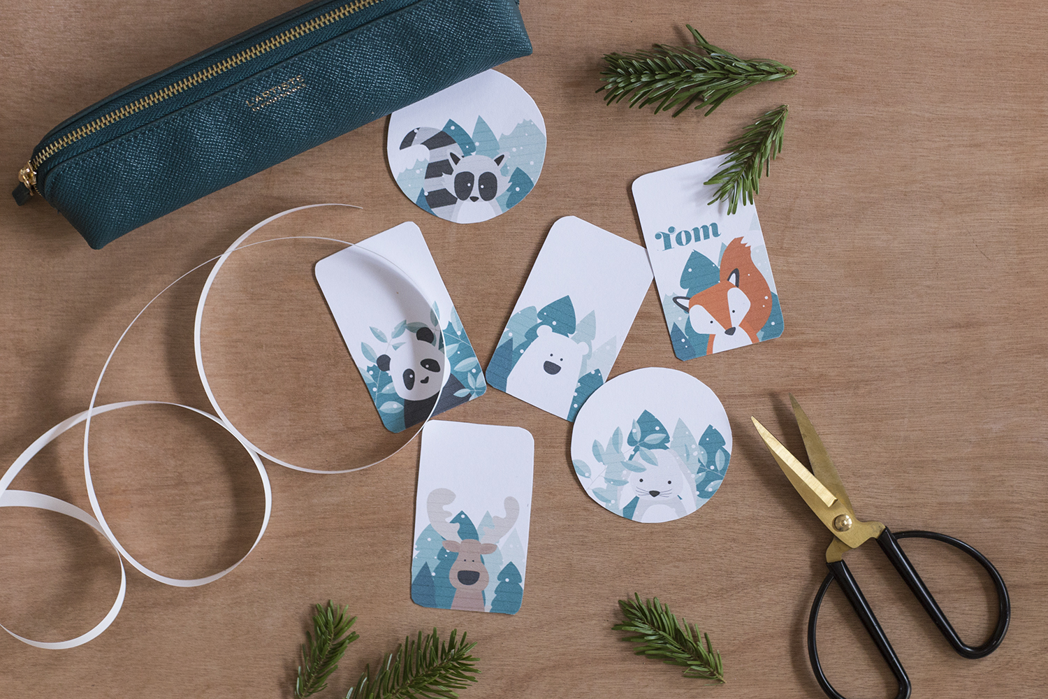 Étiquettes cadeaux Noël 2017 - www.paperboat.fr