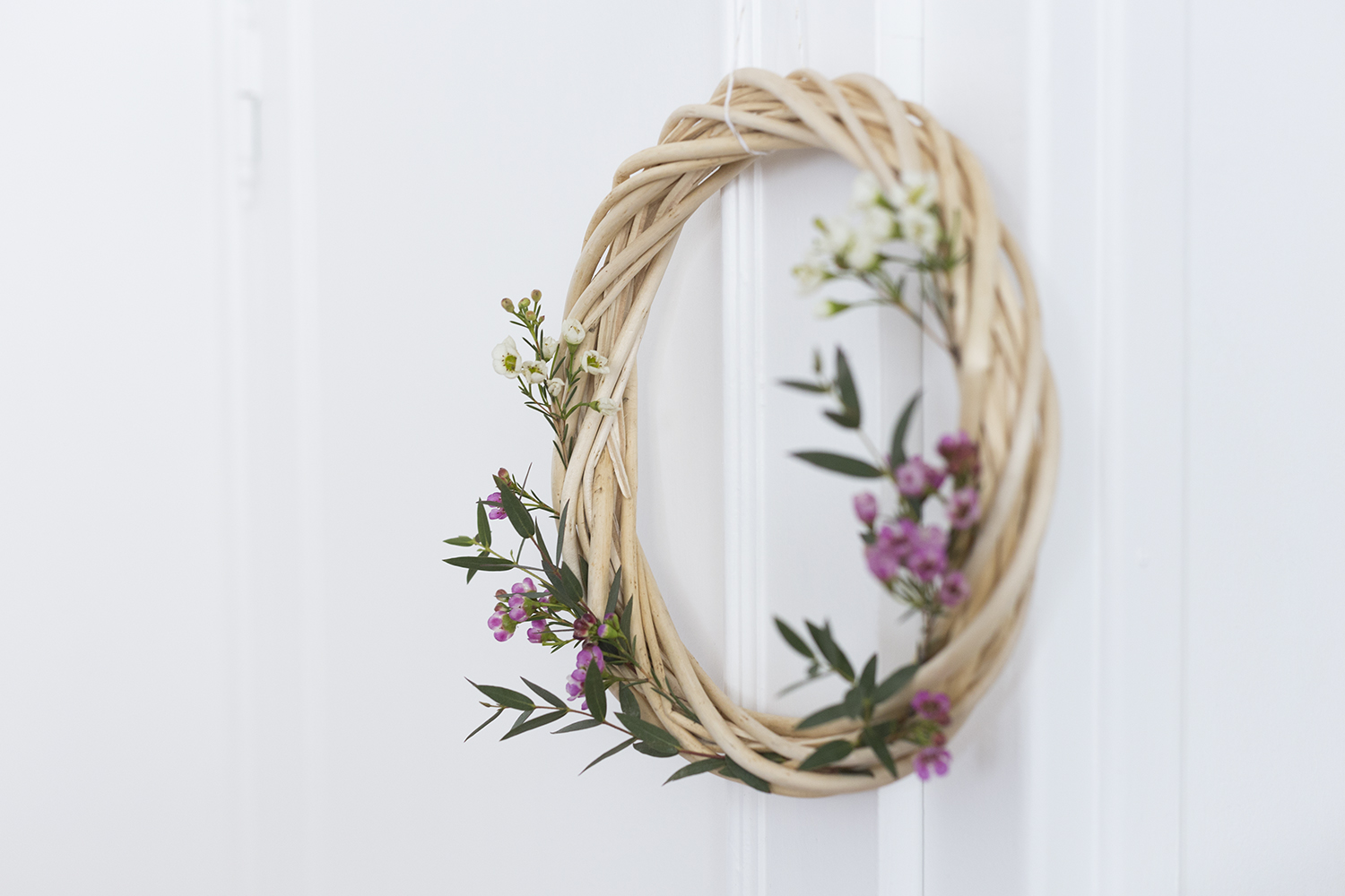 DIY Couronne fleurie - www.paperboat.fr