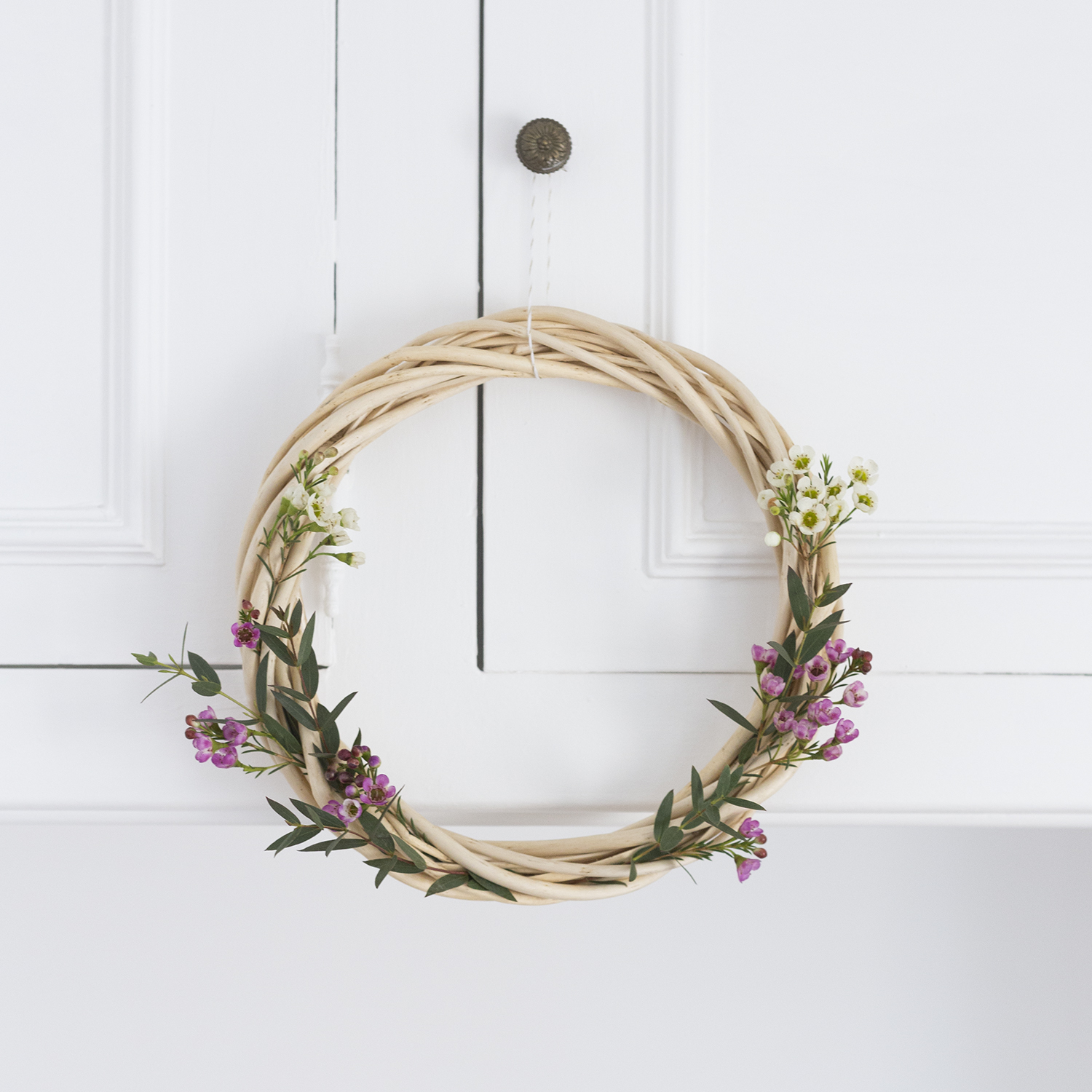 DIY Couronne fleurie - www.paperboat.fr