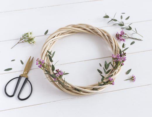 DIY Couronne fleurie - www.paperboat.fr