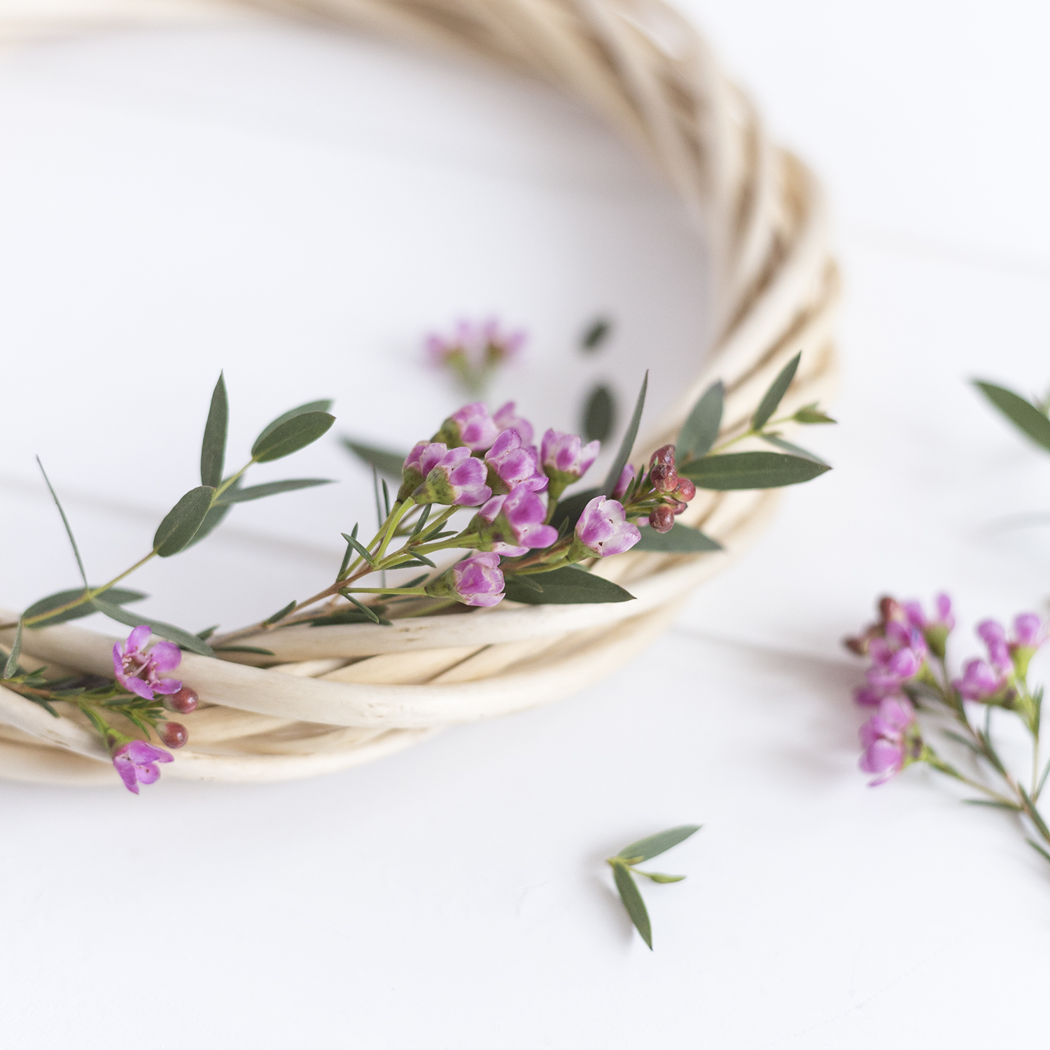 DIY Couronne fleurie - www.paperboat.fr