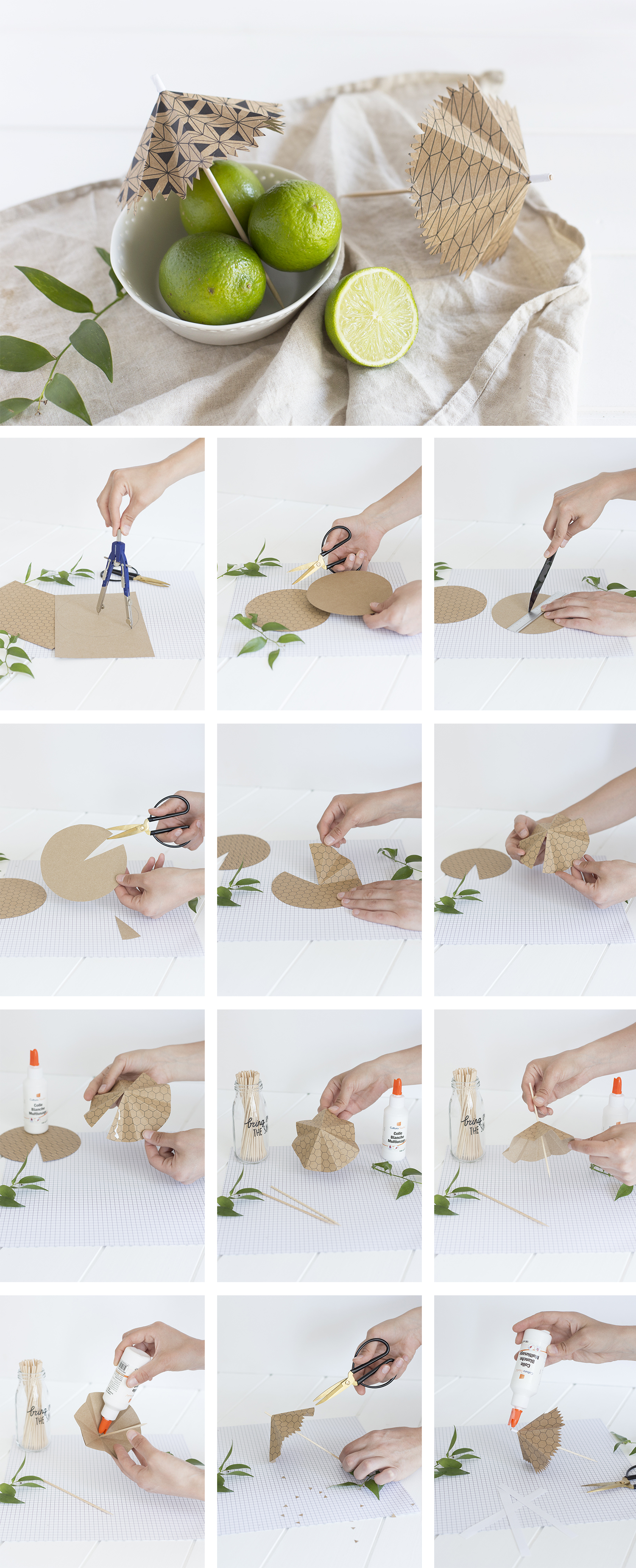DIY ombrelle à cocktail - www.paperboat.fr