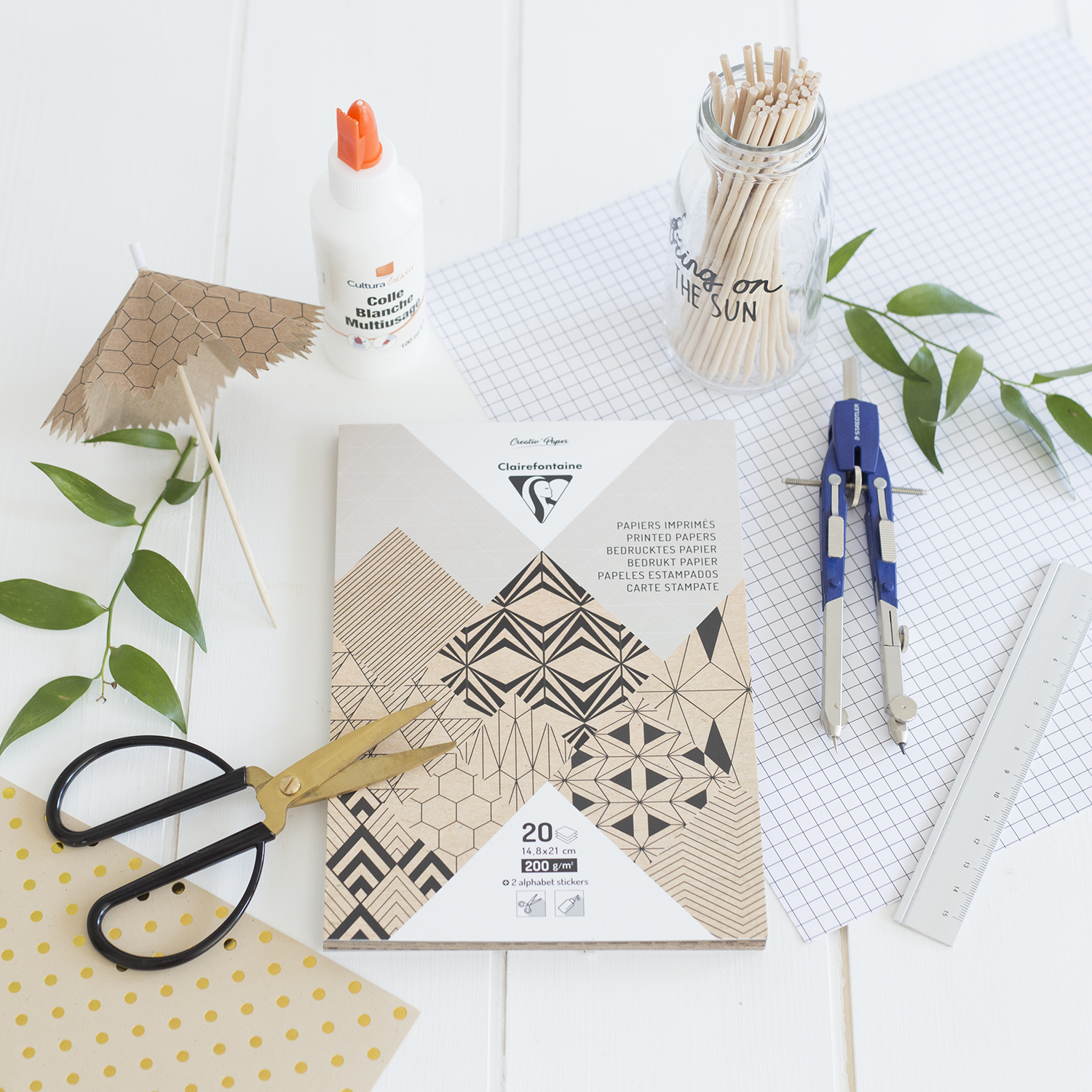 DIY ombrelle à cocktail - www.paperboat.fr