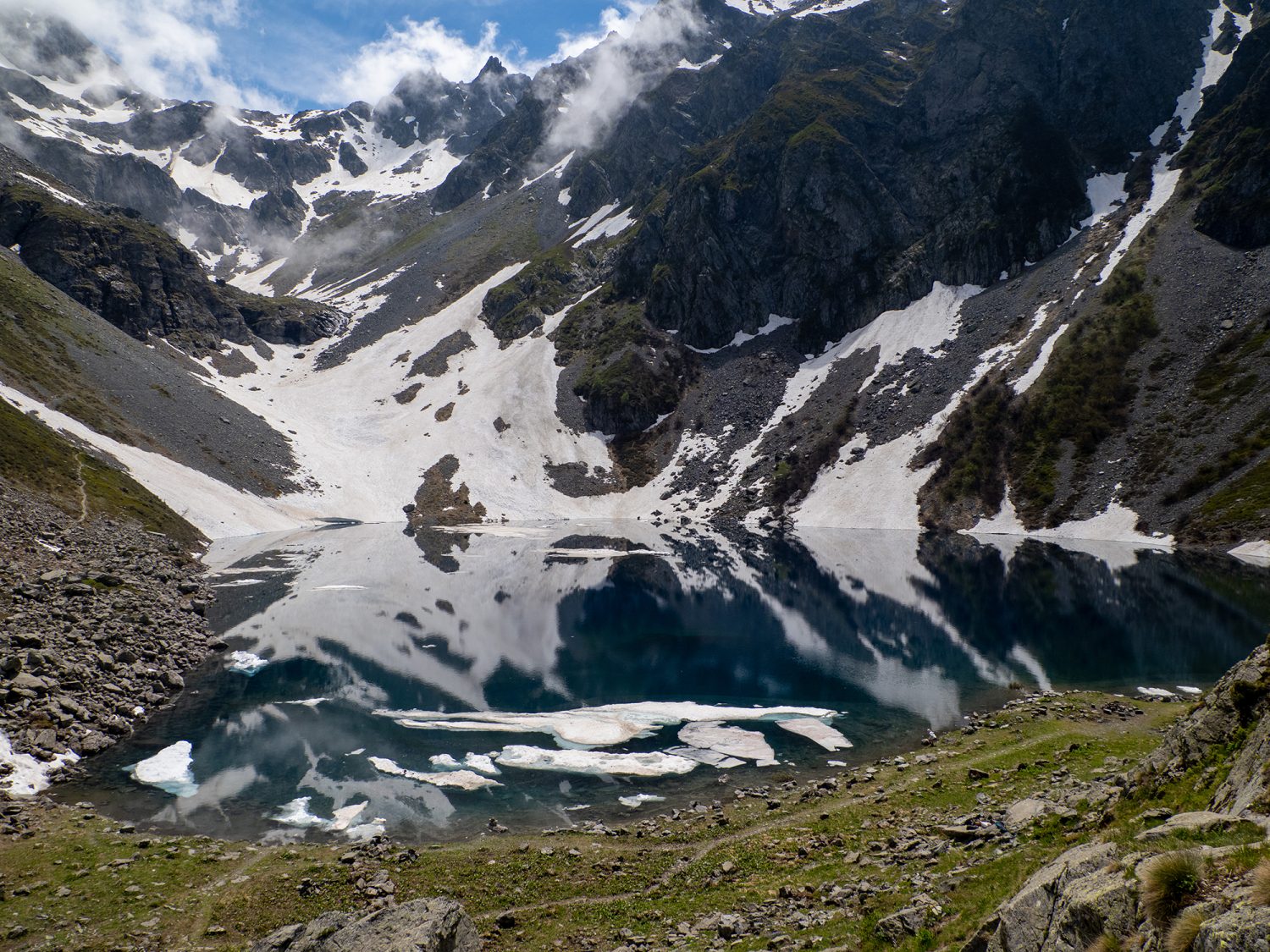 Lac de Crop - Belledonne - www.paperboat.fr