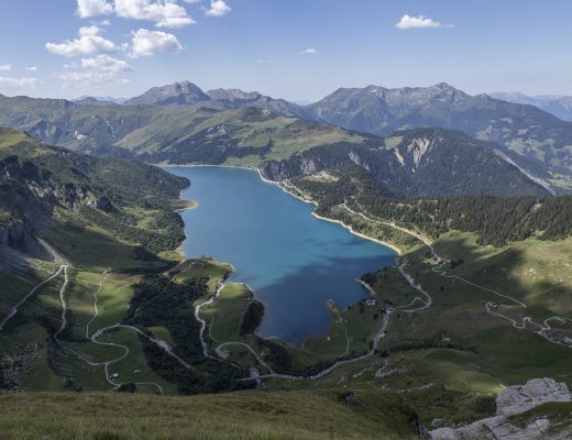Roc des vents - Lac de Roselend - www.paperboat.fr