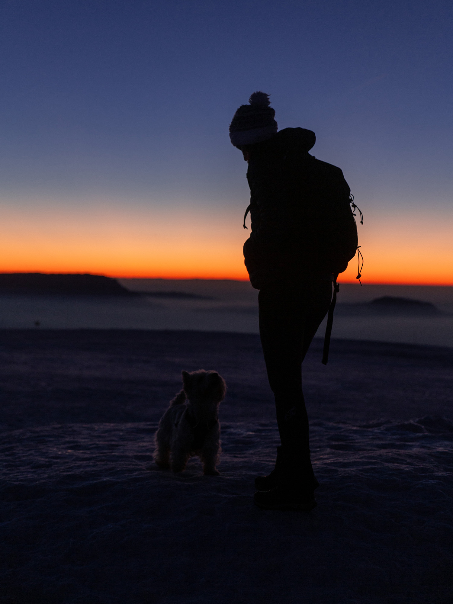 Coucher de soleil Semnoz en Hiver - www.paperboat.fr