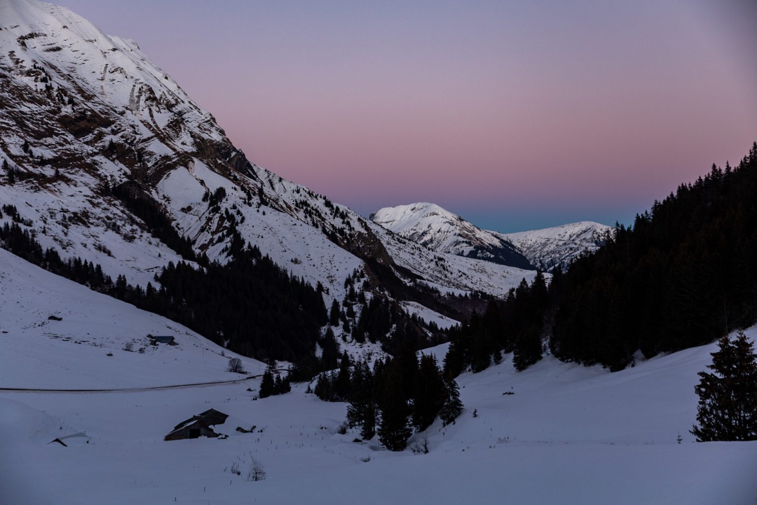 Cols des Aravis - Hiver - www.paperboat.fr