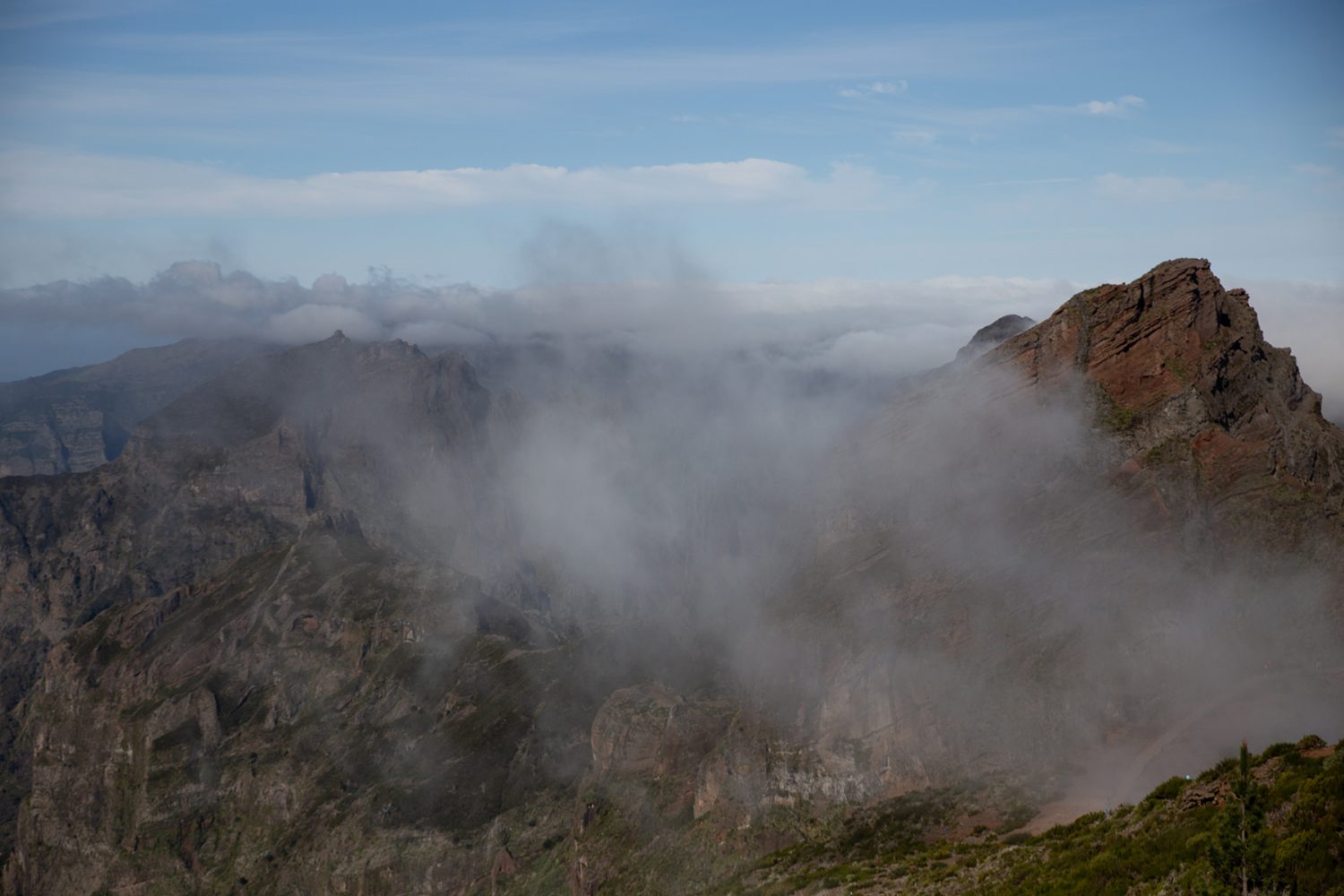 Madeira - randonnée - Verada de Areeiro - Pico Ruivo